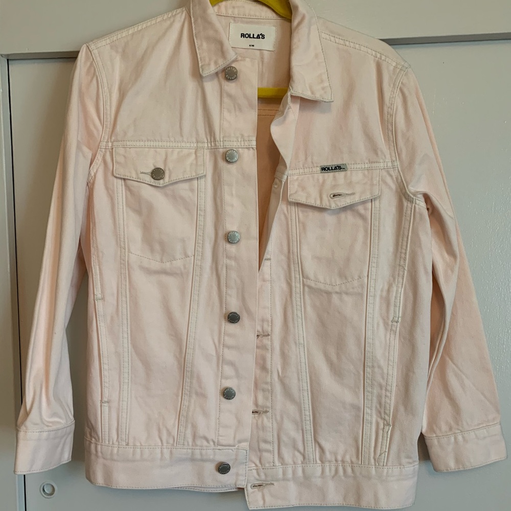 ROLLA'S Pink Denim Jacket